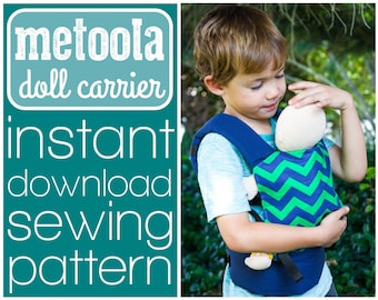 Metoola baby doll carrier sewing pattern (INSTANT DOWNLOAD)