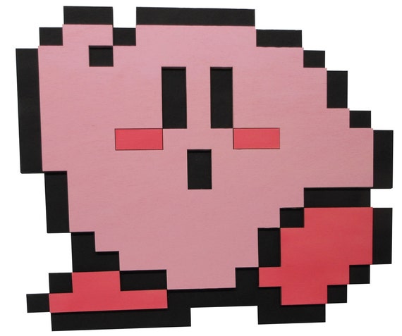 8 Bit Kirby's Adventure Dream Land Kirby Wall Art Video