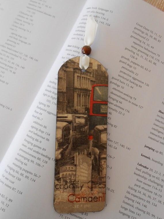 Items similar to Bookmark, London, United kingdom, wooden bookmark
