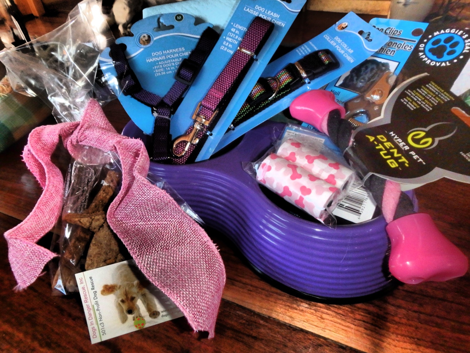 Dog & Puppy Starter Kit Care Package by PalaceofPaws on Etsy