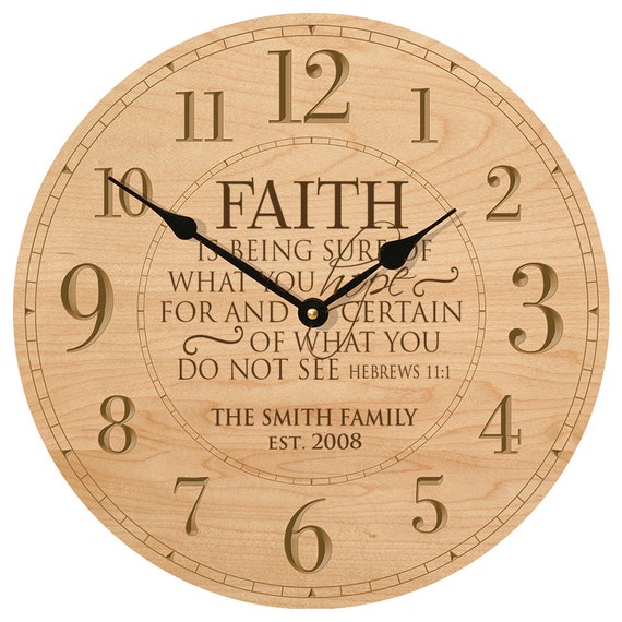 Personalized Wall clock Wedding clock Parent by Welovefamily