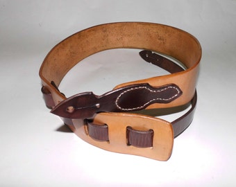 Personalized Leather Guitar Strap Custom made.