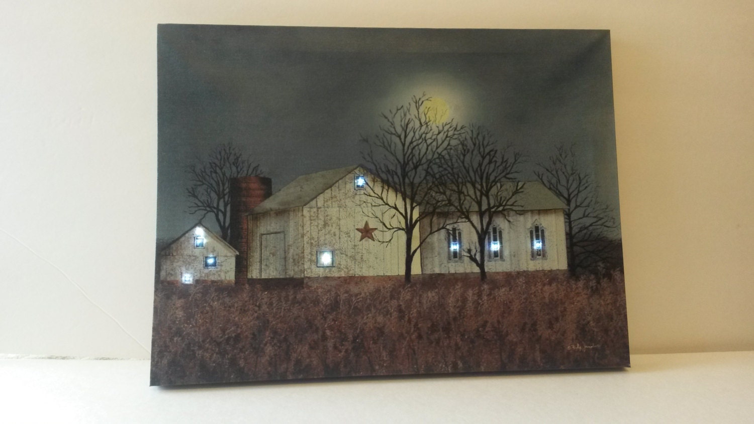 Billy Jacobs Evening Chores LED Canvas