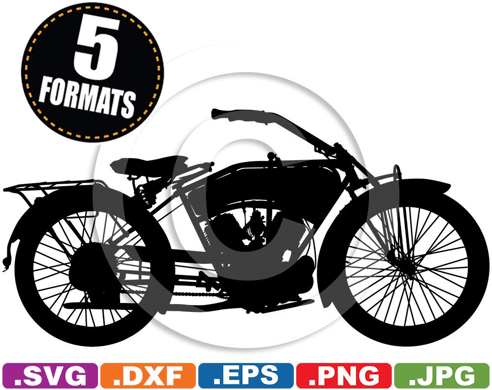 vintage motorcycle clipart - photo #7