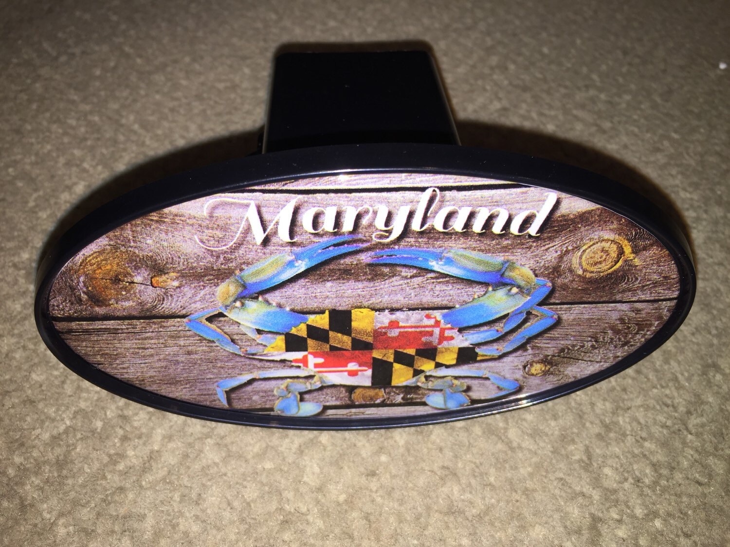 Maryland Flag Blue Crab Trailer Hitch Cover Maryland in