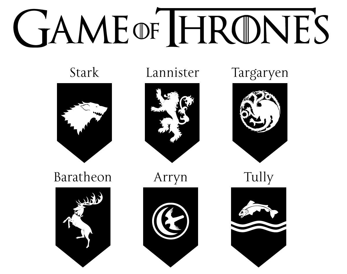 Download Game of Thrones dxf svg eps png file for use with by SwitchLit