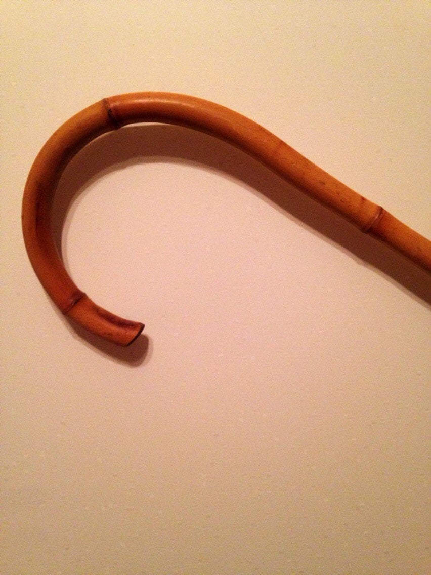 Vintage Bamboo Walking Cane Lightweight But Strong Haute Juice