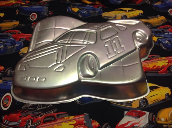 Wilton Race Car Cake Pan by DebiRecycles on Etsy