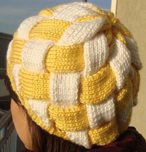 Breath-taking Woven Hat (slouchy beanie style)