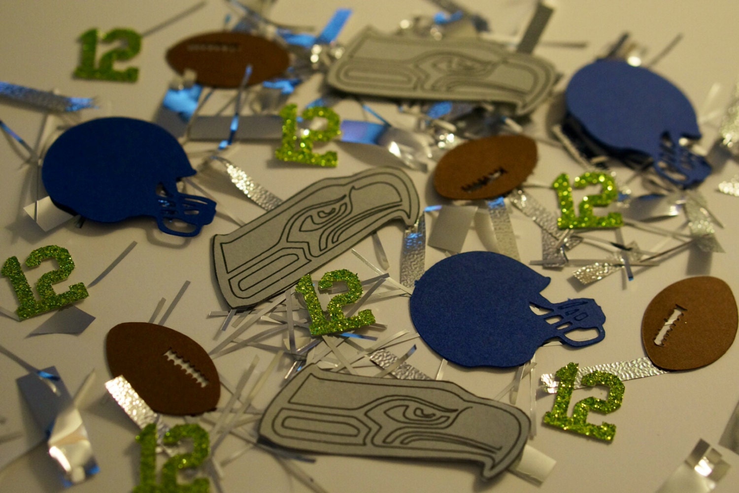 Football Party Deluxe Confetti Seattle by PlayDateCreations