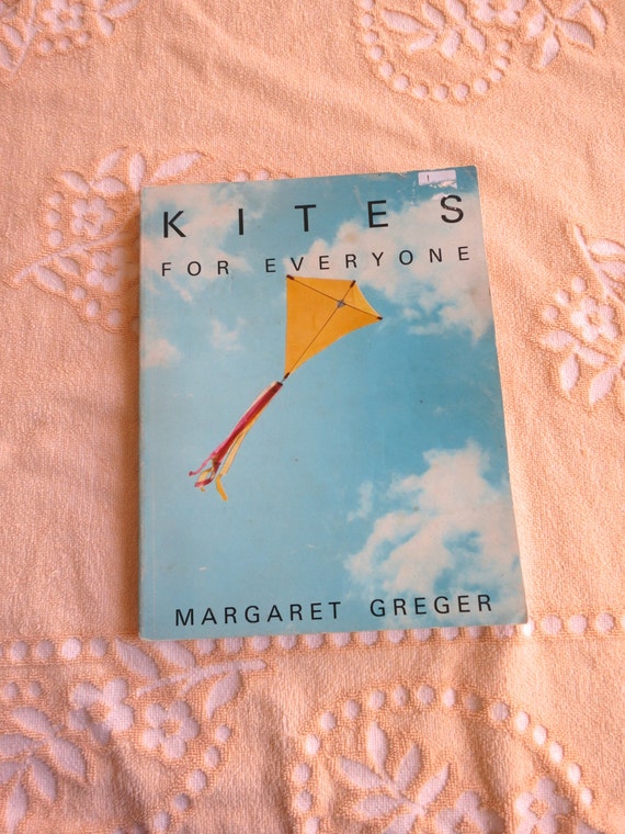 80s KITES for Everyone book vintage book Kite by hoarderswag