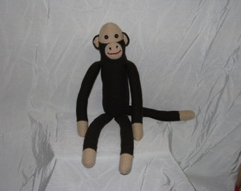 mr bim stuffed monkey with banana