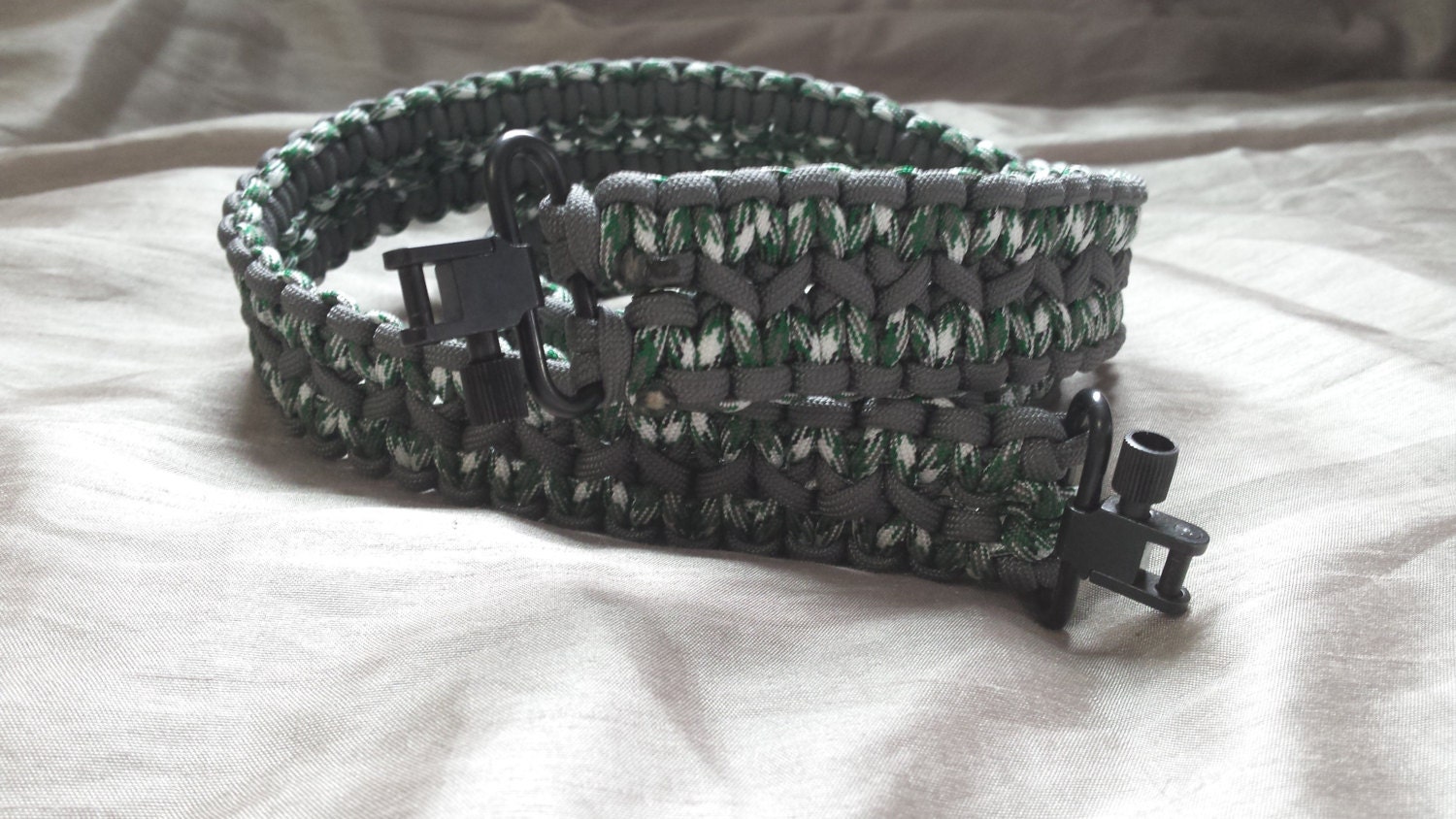 Paracord Rifle SlingDouble Cobra Weave by BraidRunners on Etsy