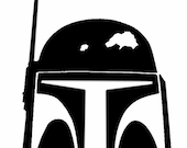 Items similar to Boba Fett vinyl decal FREE SHIPPING (many colors