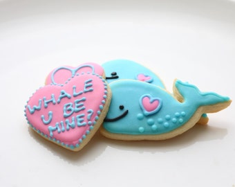 valentine's day whale stuffed animal