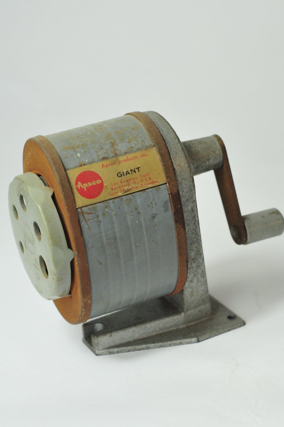 Vintage 1960's Apsco Giant Pencil Sharpener by FoxFurnishings