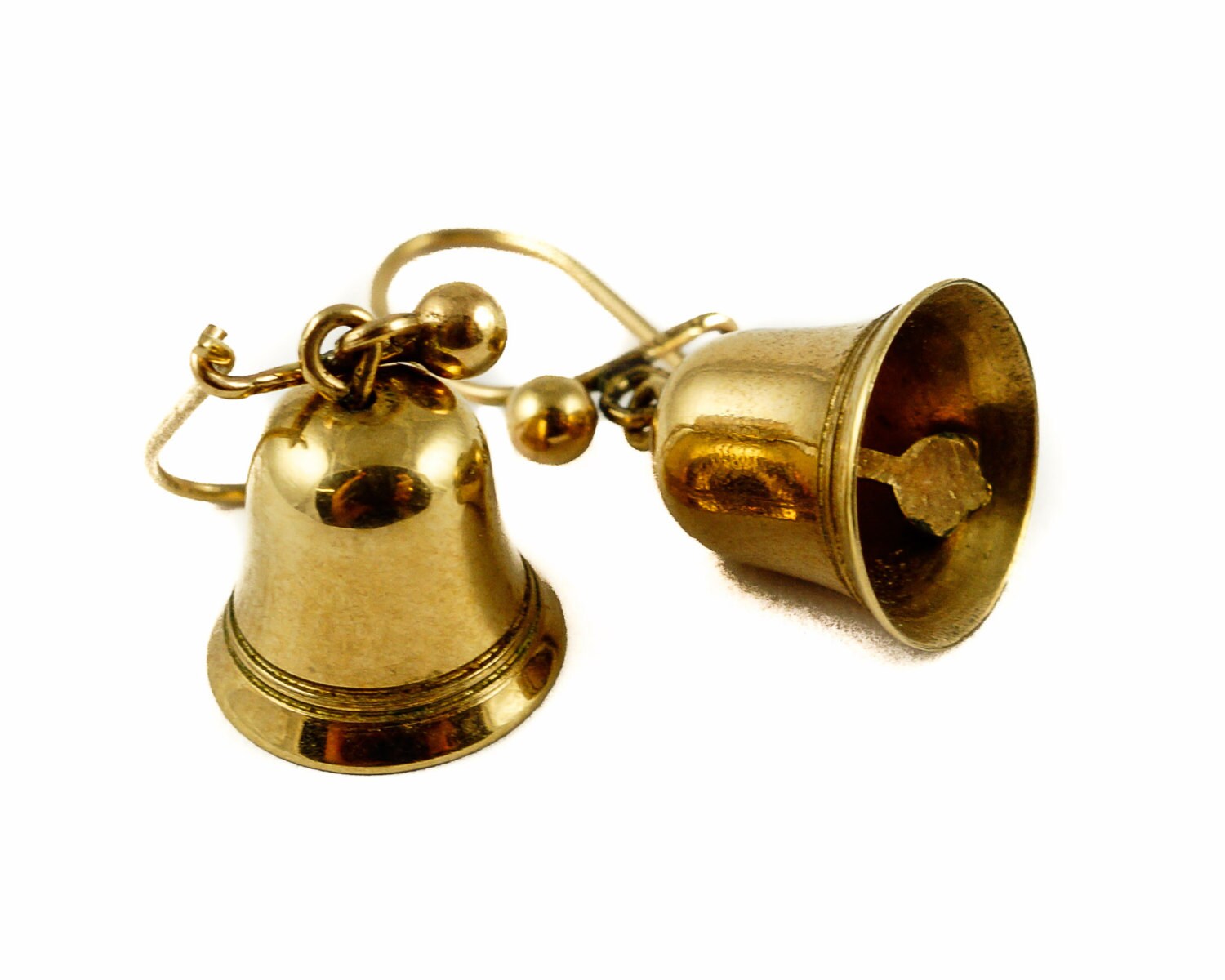 Antique Victorian 9ct Gold Church Bell Drop by ButterLaneAntiques