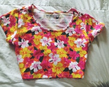 Popular items for floral crop top on Etsy