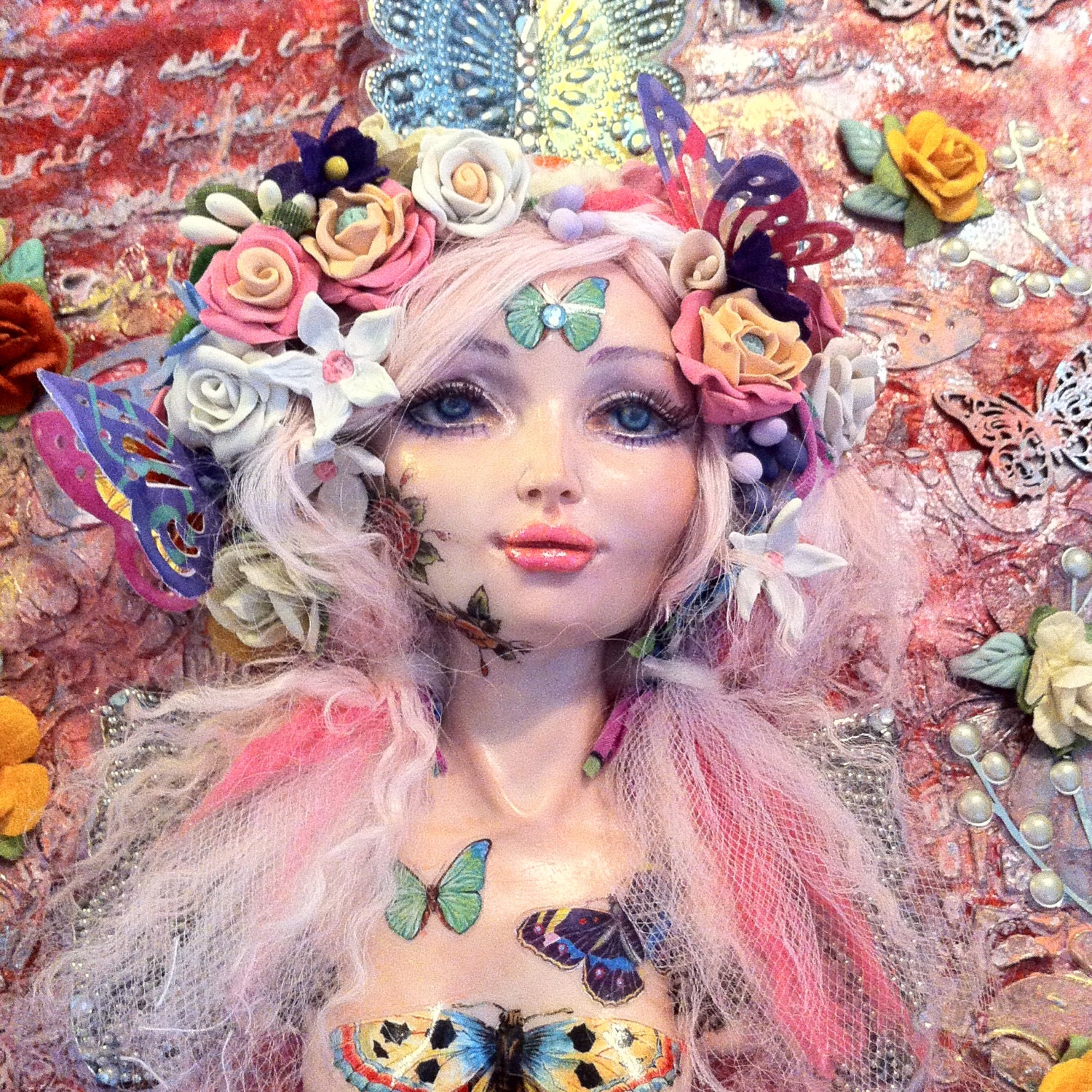 mixed media dolls