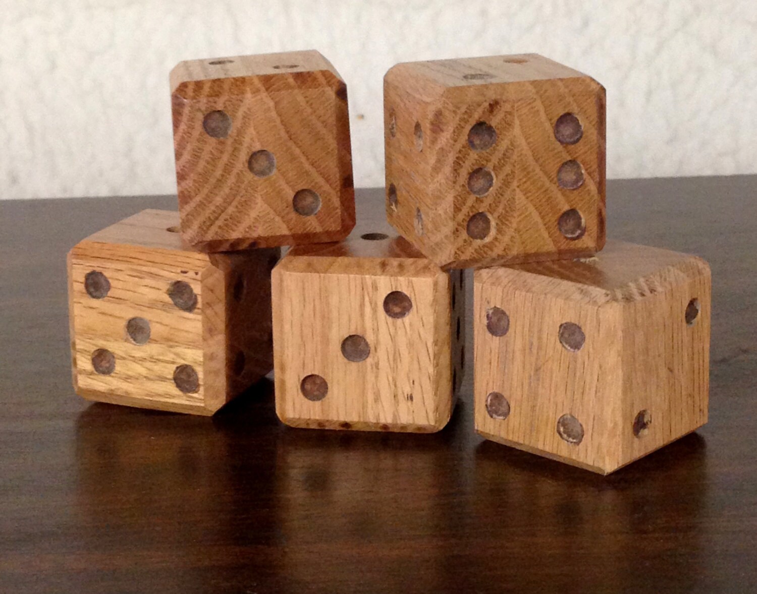 Wooden Dice Handcrafted