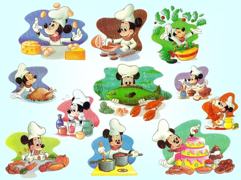 mickey mouse chef clipart - photo #10