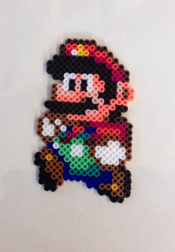 Items similar to Nintendo character perler beads on Etsy