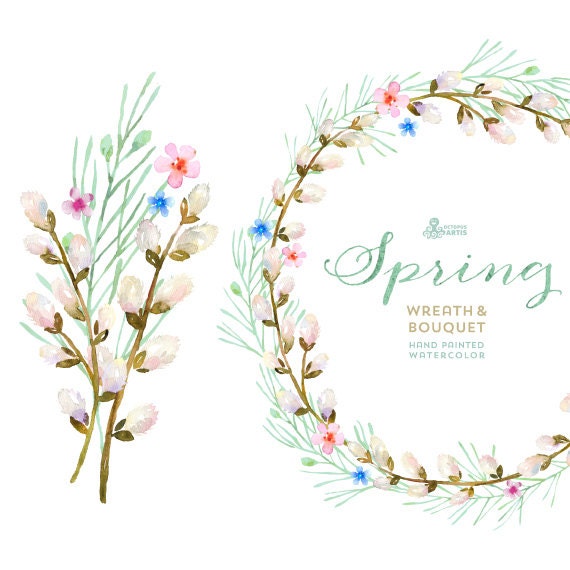 spring wreath clipart - photo #4
