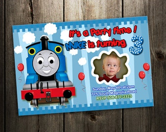 Popular items for train invitation on Etsy