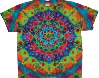 Free Shipping - Handmade Kaleidoscope Tie Dye Shirt
