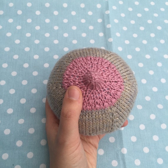 Knitted Breast Knitted Boob for Breastfeeding by TheKnittedBoobCo