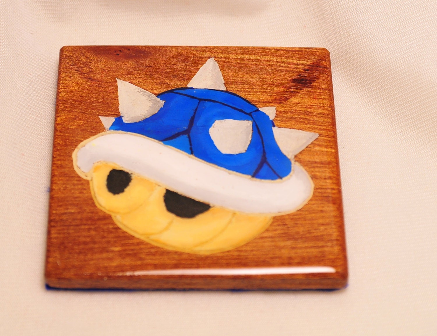 mario kart blue shell pillow