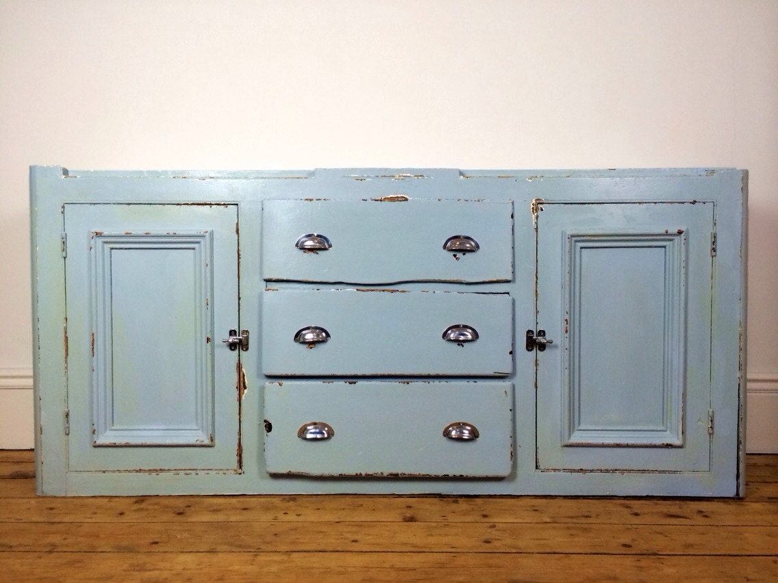 Antique Victorian Blue Pine Dresser Haute Juice