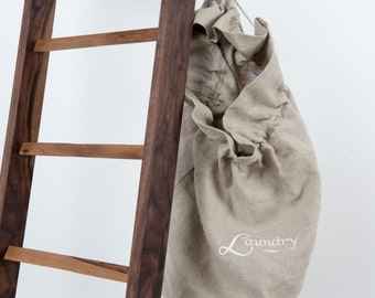 100% Scottish Linen Laundry Bag