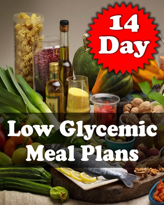 Items similar to 14 Day Low Glycemic Diet Meal Plans on Etsy