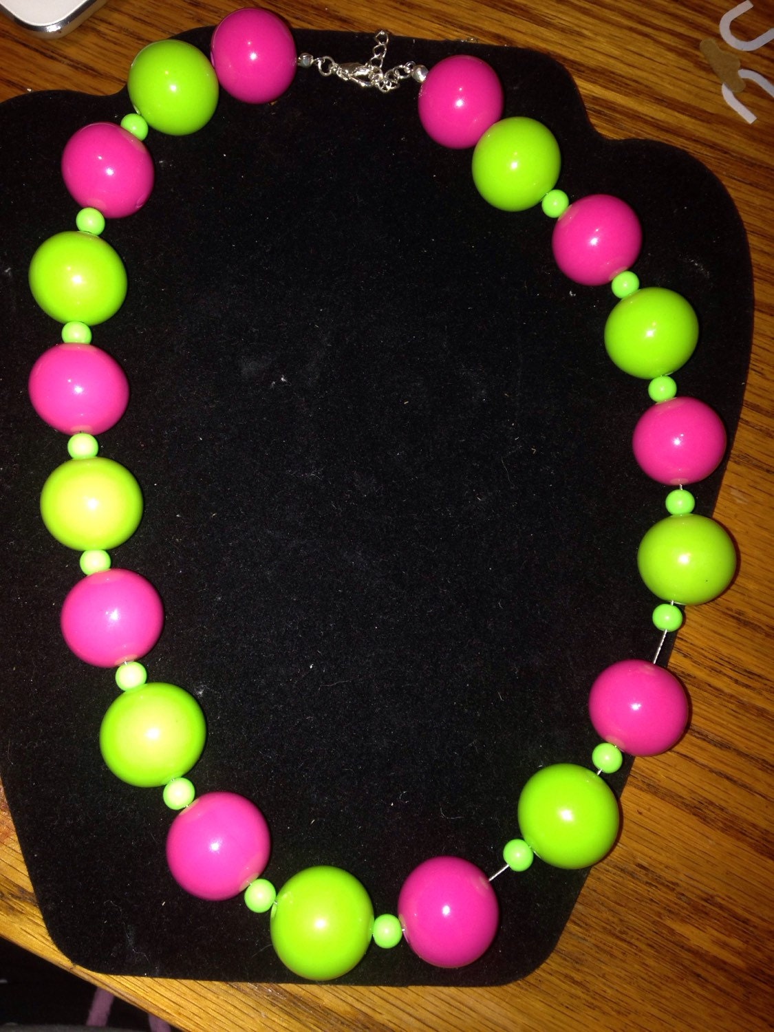 Toddler girl bubble gum necklace by BlackDynasty on Etsy