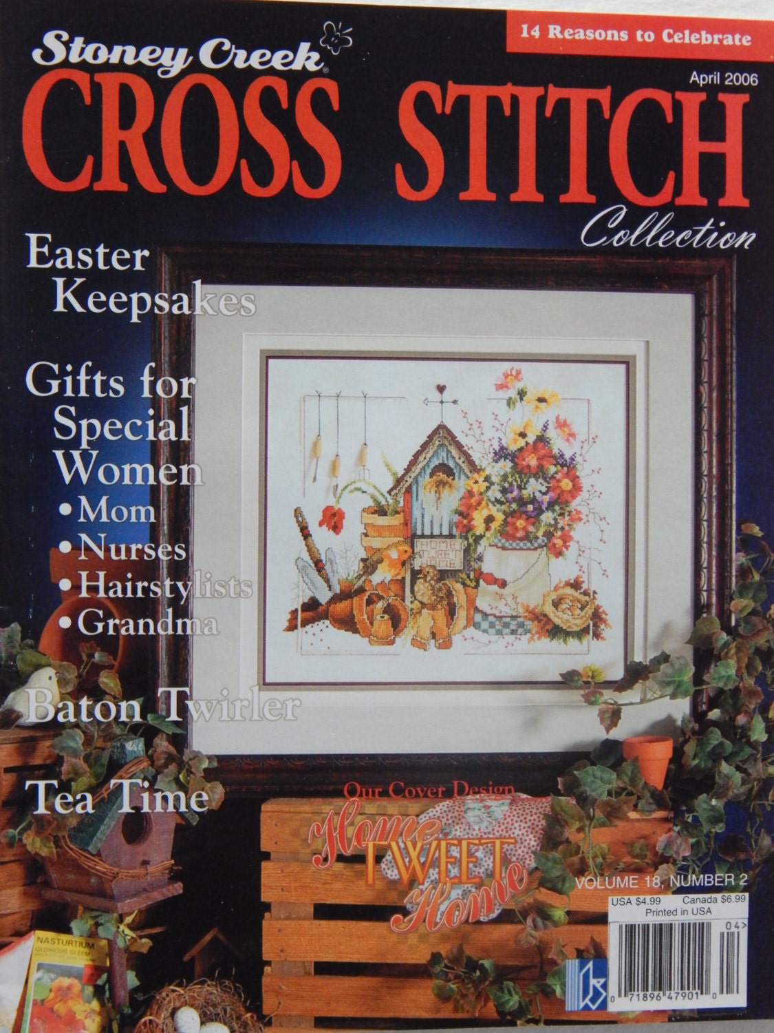 Stoney Creek Cross Stitch Collection Magazine April 2006