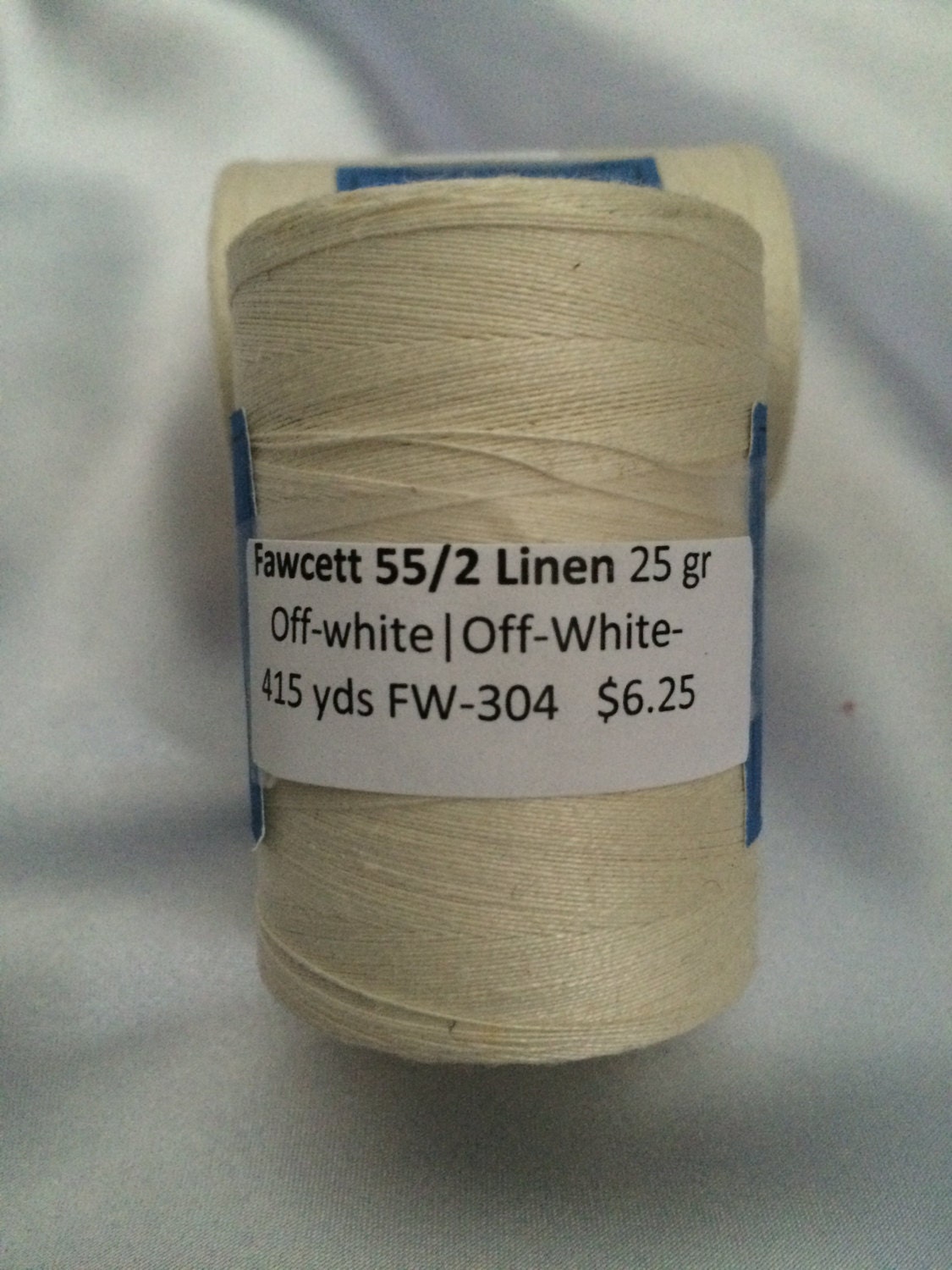 55/2 Linen Lace Thread by Fawcett from InterweaveDesign on Etsy Studio