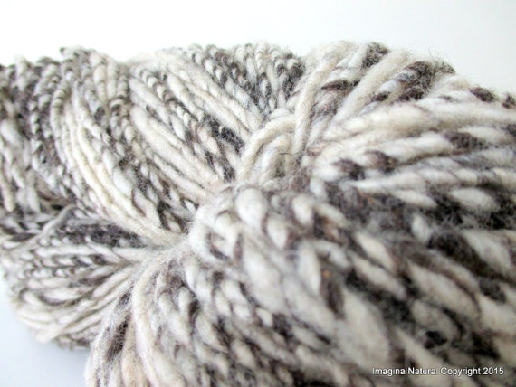 Hand Spun Undyed Non treated Pure Chilean Araucana Wool Knitting Yarn –  Imagina Natural