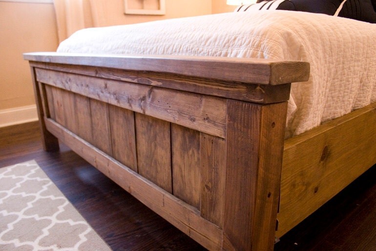 Farmhouse Bed Rustic Furniture Wooden Bed Please contact