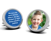 Photo Gift Cufflinks Cuff Links Brother Sister Father's Day Personalized Anniversary Personalised Wedding Cufflinks Baby Christmas Birthday