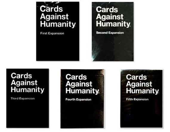 Cards Against Humanity All FIVE Expansion Packs 1 2 3 by chocoiste