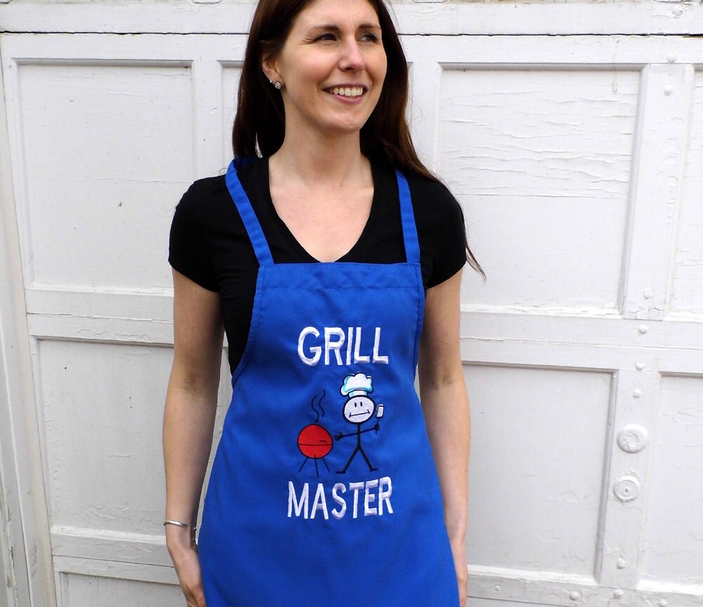 Grill Master Men's Apron Custom Men's Apron