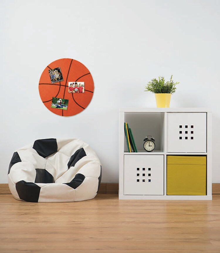 Basketball Bulletin Board with Personalization by OfWallThings