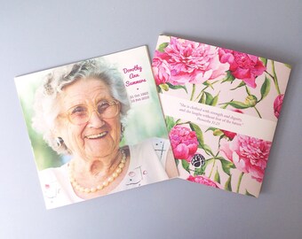 Funeral Program Template (Square Booklet Style)