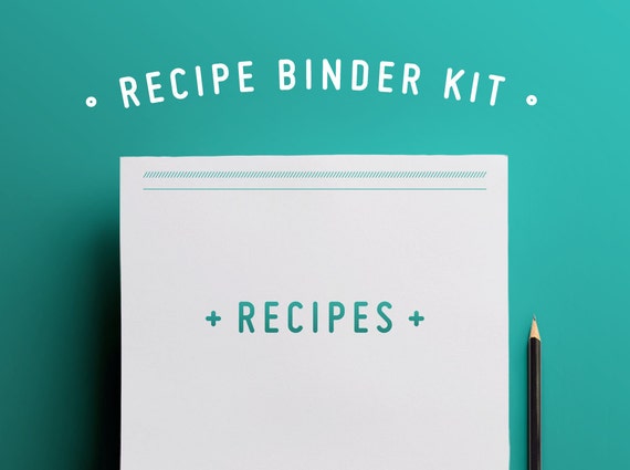 recipe binder kit