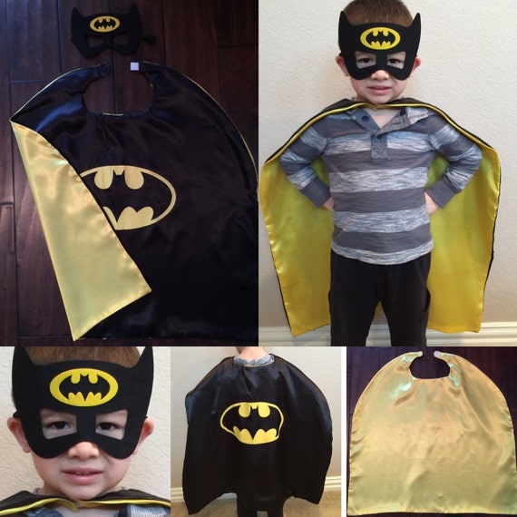 Batman SUPERHERO Cape costume and Mask Comic Con by ShipsFree