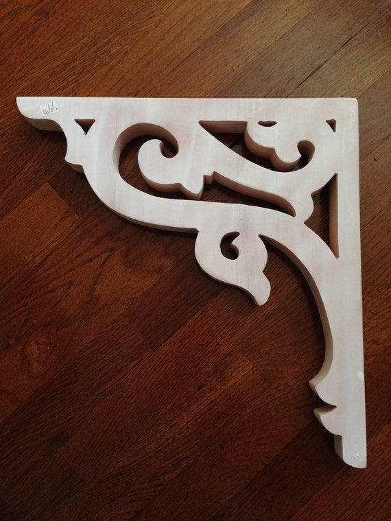 White Shelf Brackets by TheOtherJonesStore on Etsy