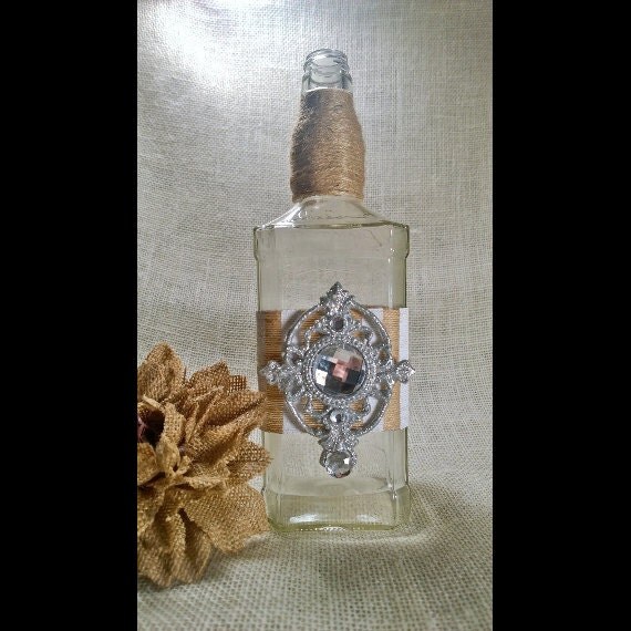 Items similar to Crystal Cross Decorate Liquor Bottle on Etsy