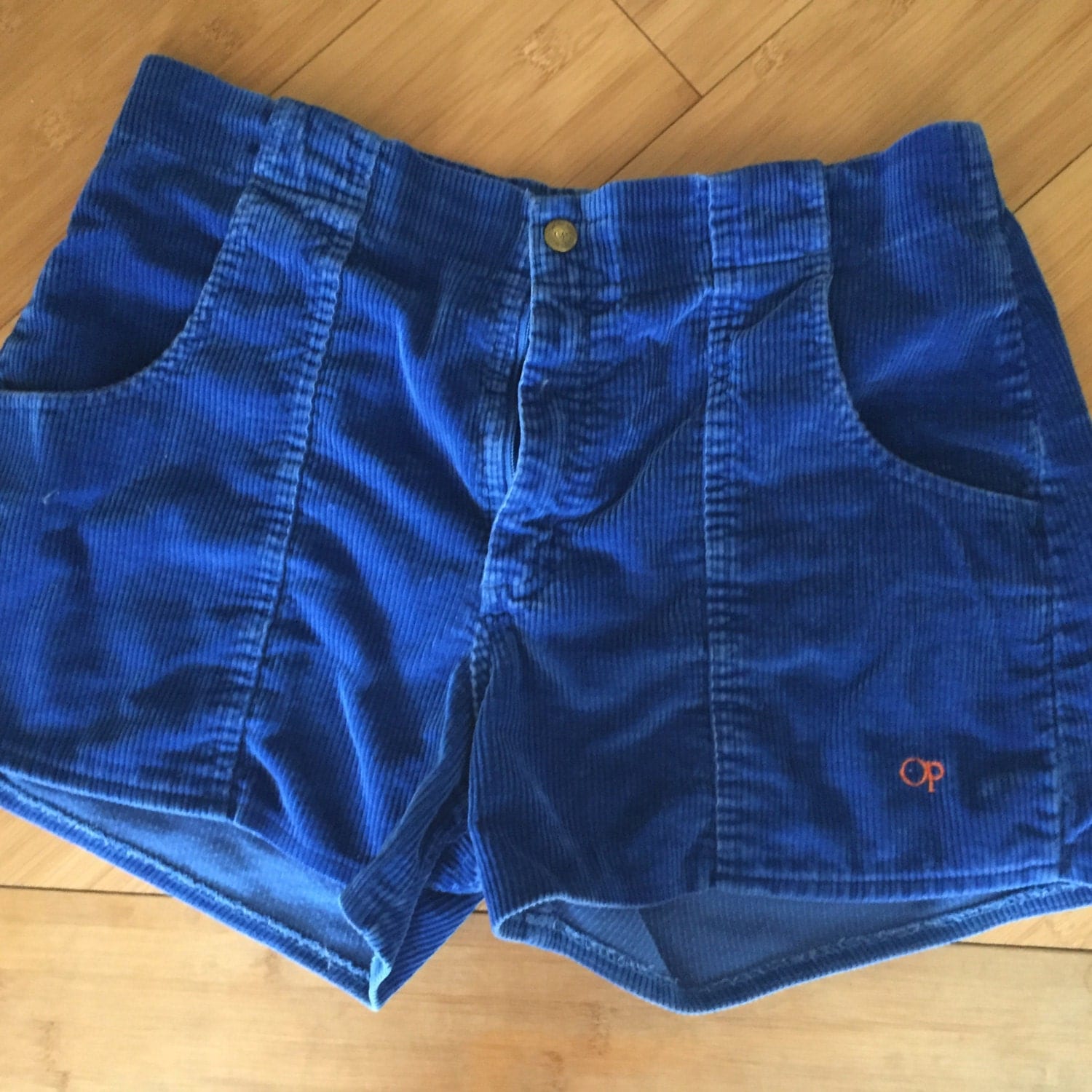 OP corduroy short shorts 80's by GENTLEMENFABRIC on Etsy