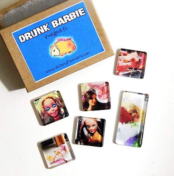Drunk Barbie Set by skippyfantastic on Etsy